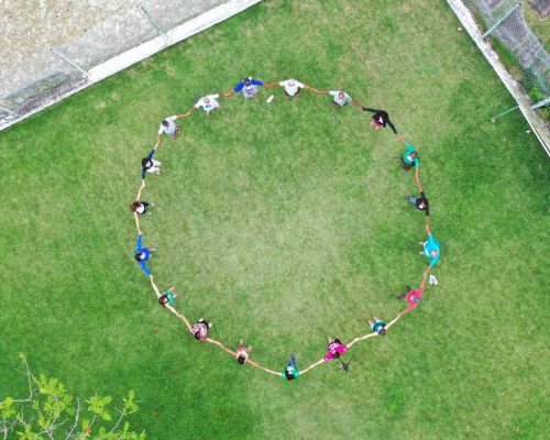 11_Oficina em Paquetá_Imagem aérea dos participantes
