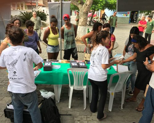 Exposição da Tenda do Mar em espaço nao formal - Arraial do Cabo